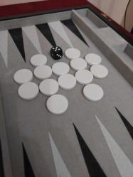 Siyah Deri Çanta Tavla