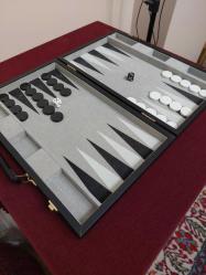 Siyah Deri Çanta Tavla