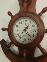 Ahşap Dümen Duvar Saati