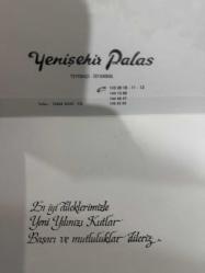 Yenişehir Palas Kız kulesi ve salacak eski tebrik kartı
