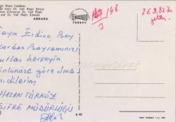 Ankara - Vali Raşit Caddesi / Ticaret Kartpostalları