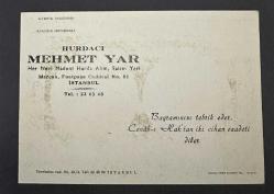 1970 Dönemi Kabe i Muazzama Medinei Münevvere etrafı Ayetel Kürsi yazılı eski kartpostal