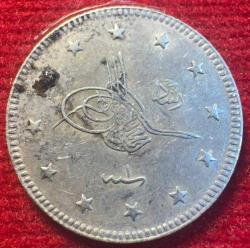 OSMANLI MEHMED REŞAD 1909-1918 ( AH 1327-1336)  2 KURUŞ GÜMÜŞ 1327/1