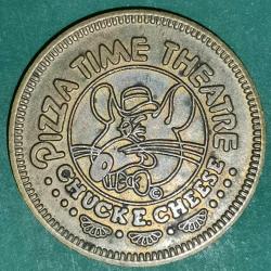 Chuck E. Cheese's Pizza Time Theatre oyun jetonu  1982   25 CENT