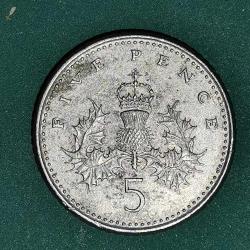 İNGİLTERE  1991   5  PENCE