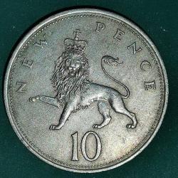 İNGİLTERE  1969   10  PENCE