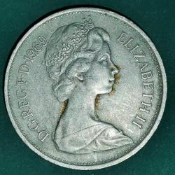 İNGİLTERE  1969   10  PENCE