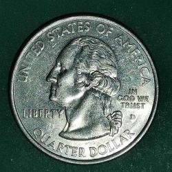 AMERİKA   2000 D   25 CENT  ÇEYREK DOLAR   HATIRA  50 Eyalet Çeyreklikleri - Virginia