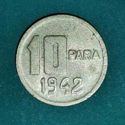 TÜRKİYE  1942  10  PARA