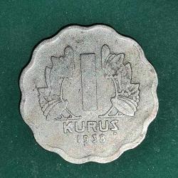 TÜRKİYE  1938   1  KURUŞ
