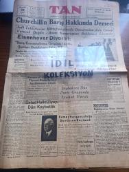 Tan Gazetesi - Turkish Newspaper - 28 Mart 1945 - milli birlik ne demektir yazan M. Zekeriya Sertel Başmakale - Churchill'in barış hakkında demeci - Eisenhover diyor ki barış konuşmalarına girişecek değiliz şartları  ordularımız dikte edecek - Berlin'de halkın isyanına karşı barikatlar kuruldu - Amerikan askerleri Rhin'i geçerken fotoğraf - üstad Halit Ziya Uşaklıgil'i kaybettik fotoğraf - Türkiye Rusya yarı resmi Bulgar gazetesi ne diyor - Dışbakanı Hasan Saka dün parti grubunda izahat verdi - Roosevelt uluslararası ticaret duvarlarının azaltılmasını istedi - Milli şef İsmet İnönü'nün sporculara iltifatları - grip hastalığı azalıyor - Romanya ile ticaret anlaşması nisanda imzalanıyor - üstat Halit Ziya Uşaklıgil nasıl yaşardı - Halit Ziya Uşaklıgil'in kütüphanesi ve yazı masası fotoğraf - büyük romancı Halit Ziya Uşaklıgil torunu Tiraje ile fotoğraf - Martin Eden yazan Jack London çeviren Seniha Mahmut Baler Yazı Dizisi - edebiyatçı aranıyor yazan Ali Rauf Akan - Hitler doğru sözü