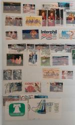 Amerika Damgalı pullar lotu- s3
