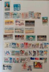 Amerika Damgalı pullar lotu-s6