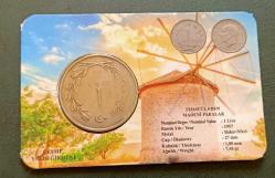 1957 1 Lira Kendi Özel Tanıtım Kitinde