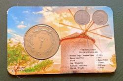 1957 1 Lira Kendi Özel Tanıtım Kitinde