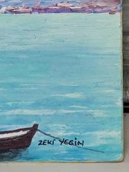 Ressam Zeki Yeğin İmzalı 