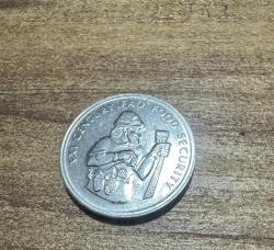 1999 Ay Century – Food Security Hatıra Parası  1999 basım Türkiye Cumhuriyeti 50.000 Lira hatıra madeni para. Koleksiyonluk, temiz durumda. Koleksiyon yapanlar için güzel bir parça.