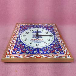 KÜTAHYA PORSELEN KLASİK SÜSLEMELİ DUVAR SAATİ