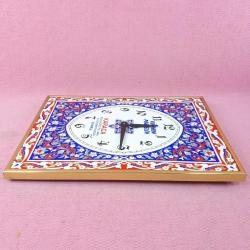 KÜTAHYA PORSELEN KLASİK SÜSLEMELİ DUVAR SAATİ