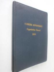Turkish Government Organization Manual 1959