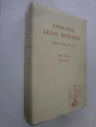 Effective Legal Research / Student Edition Revised
