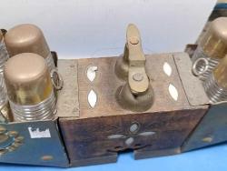 SEDEF KAKMA PİRİNÇ VE AHŞAP DEKORLUK BOYACI SANDIĞI