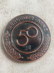 Mercedes Benz 50. Yıl Hatıra Madalyonu