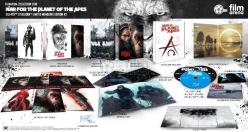 WAR FOR THE PLANET OF THE APES Filmarena 4K Ultra HD + Blu-ray + 3D XL Exclusive Steelbook Limited Collector's Edition Numaralı