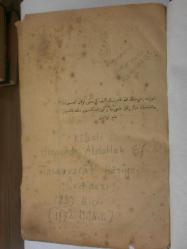 Kilisli Hocazadenin Tasavvurat-ı Haşiye-i Cedidesi