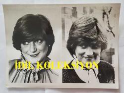 PRENSES DIANA'NIN ORİJİNAL FOTOĞRAFI - ORIGINAL PHOTOGRAPH OF PRINCESS DIANA - 20 x 15 cm EBADINDA - SUSAN WHİTEHEAD (SOLDA), MODEL OLARAK LADY DİANA SPENCER İLE BİRLİKTE. 1981 - SUSAN WHITEHEAD (LEFT) WITH LADY DIANA SPENCER AS MODEL. 1981