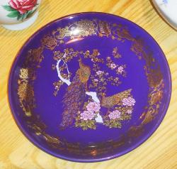 20038-ÇOK ŞİRİN MADE IN JAPAN PORSELEN DEKOR TABAĞI