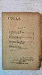 TÜRK DİLİ, AYLIK DİL VE YAZIN DERGİSİ - 1 MAYIS 1973 SAYI: 260  MACİT GÖKBERK: TÜRKİYE'DE FELSEFE DİLİNİN GELİŞMESİ - GÜLTEN AKIN: İNCE YOL OZANI: AŞIK VEYSEL - FAZIL HÜSNÜ DAĞLARCA: GÖRÜNMEK - ABDÜLKADİR BULUT: DAĞ GÜNLÜĞÜ - GÜVEN TURAN: AŞINAN BİR GİZEMLİ - MEHMET SALİHOĞLU: TUTANAK - ELİF SORGUN: DİREKTEKİ SEVGİ - M. KEMAL YILMAZ: ÖLMEYEN GELSİN - HİKMET DİZDAROĞLU: ATAÇ'IN SEVDİĞİ MEVSİMLER VE KENTLER - BEDRETTİN TUNCEL: HELSİNKİ'DE BİR TOPLANTI - JALİ RIZA ÖNDER: AKDENİZ'İN AK KENTİ BODRUM - TALİP APAYDIN: SUCU - DİNÇER SÜMER: SERÇE - MELİH CEVDET ANDAY: BİR ÖZEL SAYI - 80 SAYFA