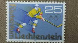 LOT.17 » 1976 YILI LİECHTENSTEİN  Innsbruck Winter Olympic Games   DAMGALI ŞARNİYERSİZ