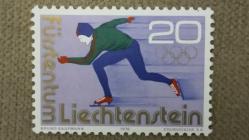 LOT.18 » 1976 YILI LİECHTENSTEİN  Innsbruck Winter Olympic Games   DAMGALI ŞARNİYERSİZ