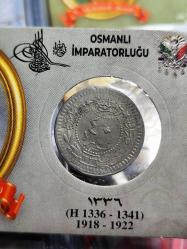 Sultan Vahdettin 1336/4 Nikel 40 Para