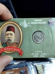 Sultan Reşat 1327/5 Nikel 5 Para