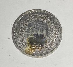 20045-KOLEKSİYONLUK İSVİÇRE 1/2 FR 1945