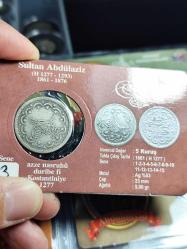 Sultan Abdülaziz 1277/3 Gümüş 5 Kuruş Nadir