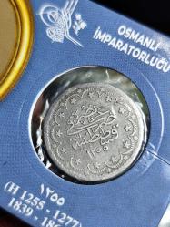 Sultan Abdülaziz 1277/3 Gümüş 5 Kuruş Nadir