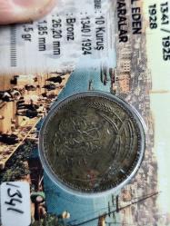 Hicri 1341 Yılı 10 Kuruş