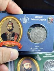 Sultan Abdülmecid 1255/7 Gümüş 5 Kuruş Nadir