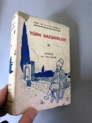 Türk Sazşairleri Antolojisi  2 /  XVI. ve XVIII. Asırlar - Ciltli / Açıklamayı okuyunuz
