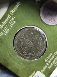 Sultan Reşat 1327/4 Nikel 40 Para