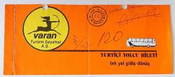 VARAN TURİZM SEYAHAT (OTOBÜS BİLETİ)