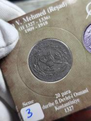 Sultan Reşat 1327/3 Nikel 20 Para