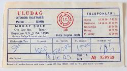 ULUDAĞ OTOBÜS İŞLETMELERİ (OTOBÜS BİLETİ)