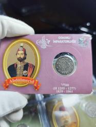 Sultan Abdülmecid 1255/10 Gümüş 2 Kuruş Nadir