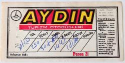 AYDIN TURİSM OTOBÜSLERİ (OTOBÜS BİLETİ)