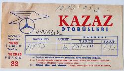 KAZAZ OTOBÜSLERİ (OTOBÜS BİLETİ)