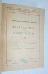Kitabu'l-'Ilel ve Ma'rifeti'r-Rical, Cilt: 1